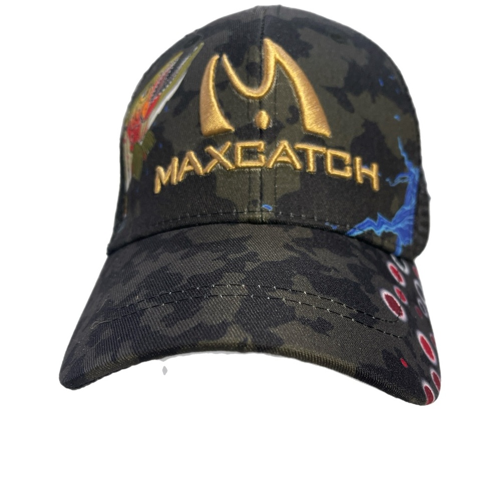 Maxcatch Adjustable, trucker style, mesh, fishing, camo hat, cap